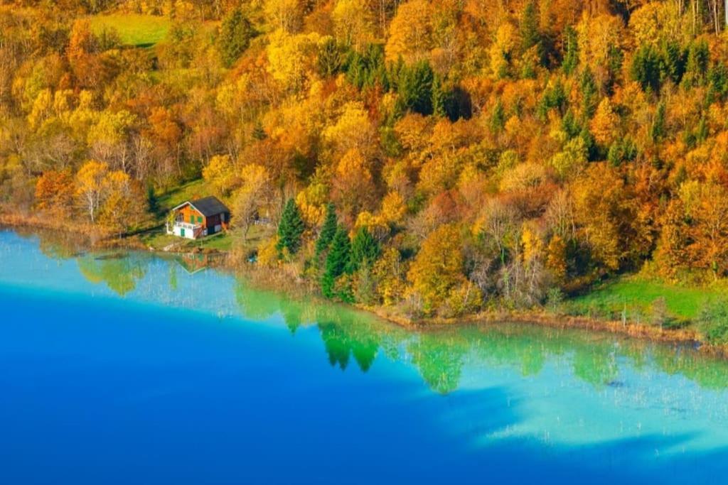 Вілла Gite Jura Mina Chalet Au Milieu De La Nature Ney Екстер'єр фото