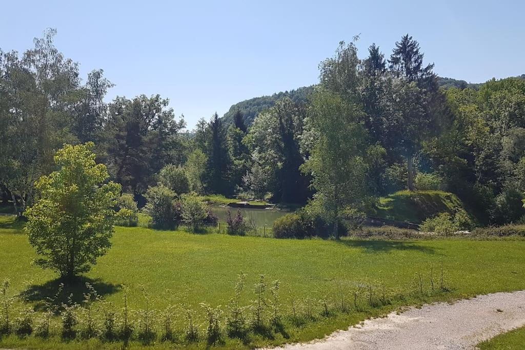 Вілла Gite Jura Mina Chalet Au Milieu De La Nature Ney Екстер'єр фото